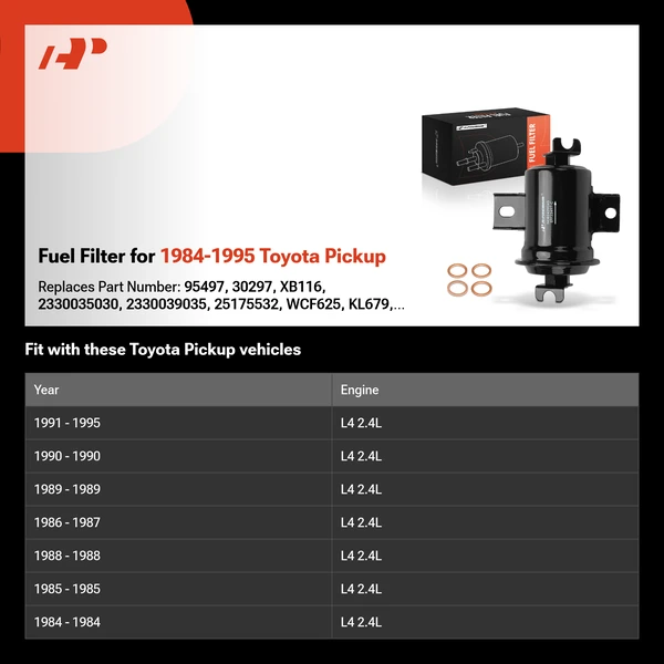 Fuel Filter for 1984-1995 Toyota Pickup