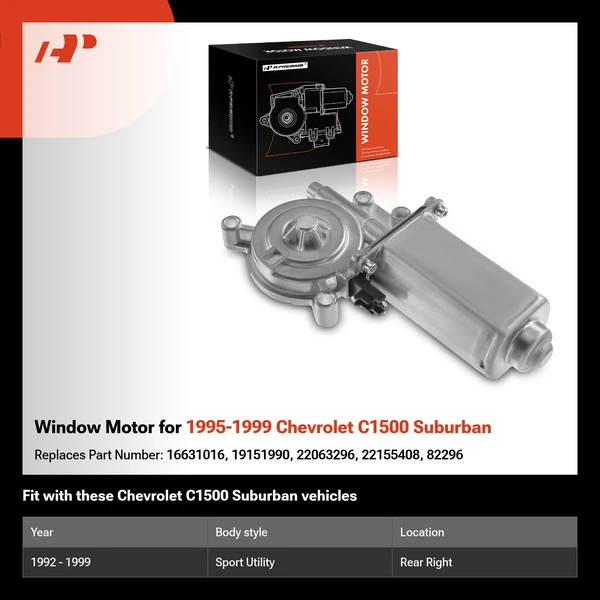 Window Motor for 1995-1999 Chevrolet C1500 Suburban