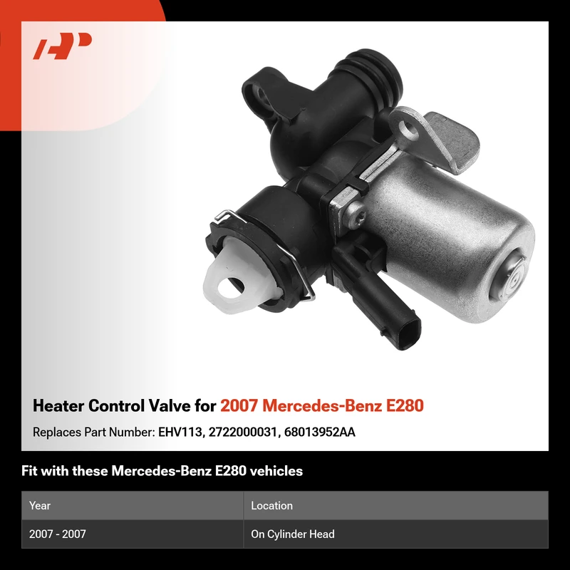 Heater Control Valve for 2007 Mercedes-Benz E280