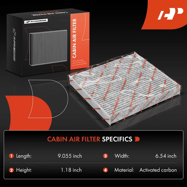 2 Pcs Activated Carbon Cabin Air Filter for 2019-2020 BMW X3