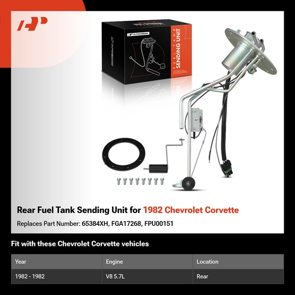 Rear Fuel Tank Sending Unit for 1982 Chevrolet Corvette