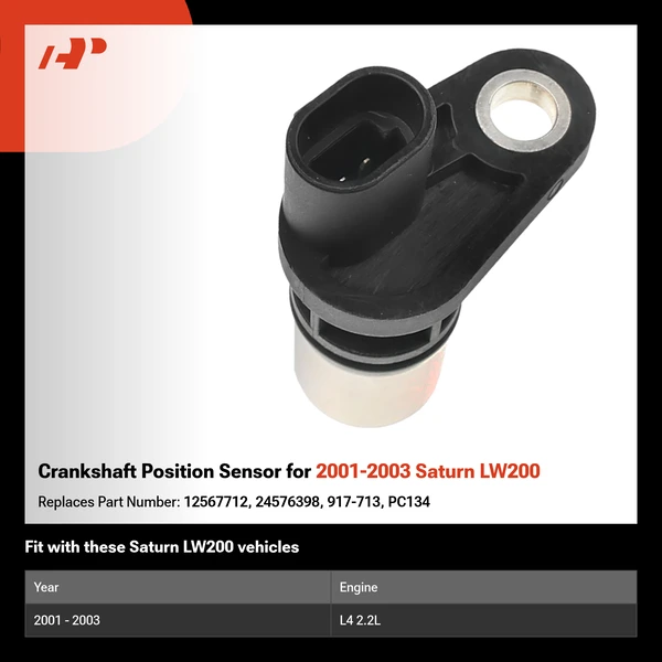 Crankshaft Position Sensor for 2001-2003 Saturn LW200