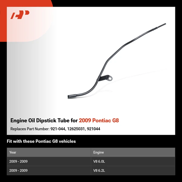 Engine Oil Dipstick Tube for 2009 Pontiac G8