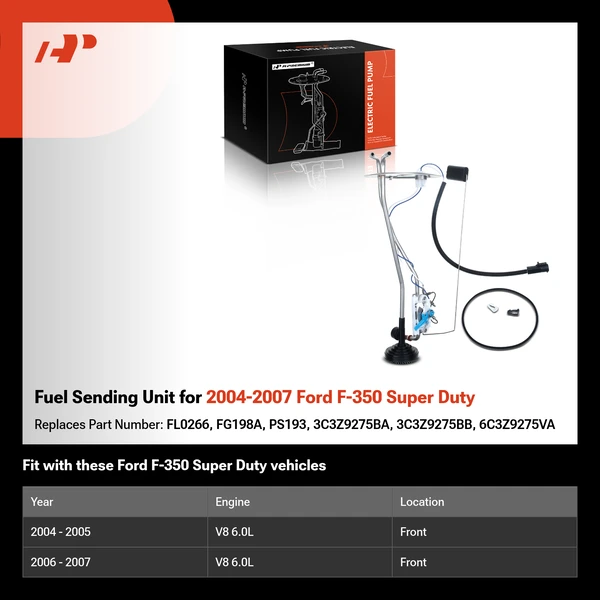 Fuel Sending Unit for 2004-2007 Ford F-350 Super Duty