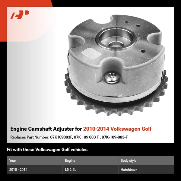 Engine Camshaft Adjuster for 2010-2014 Volkswagen Golf