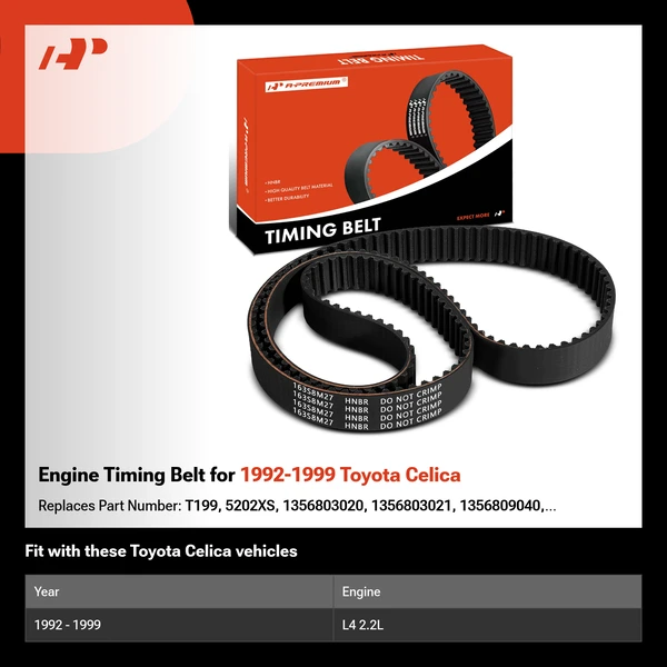 Engine Timing Belt for 1992-1999 Toyota Celica