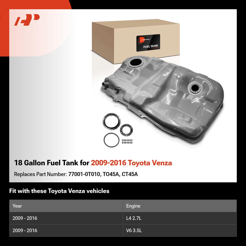 18 Gallon Fuel Tank for 2009-2016 Toyota Venza