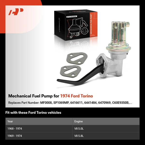 Mechanical Fuel Pump for 1974 Ford Torino
