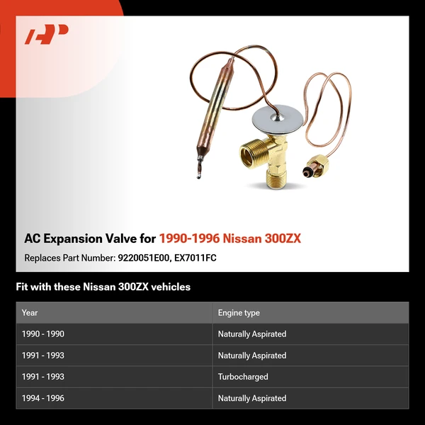 AC Expansion Valve for 1990-1996 Nissan 300ZX