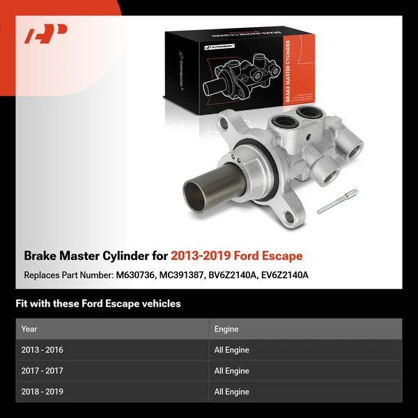 Brake Master Cylinder for 2013-2019 Ford Escape