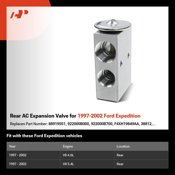 Rear AC Expansion Valve for 1997-2002 Ford Expedition