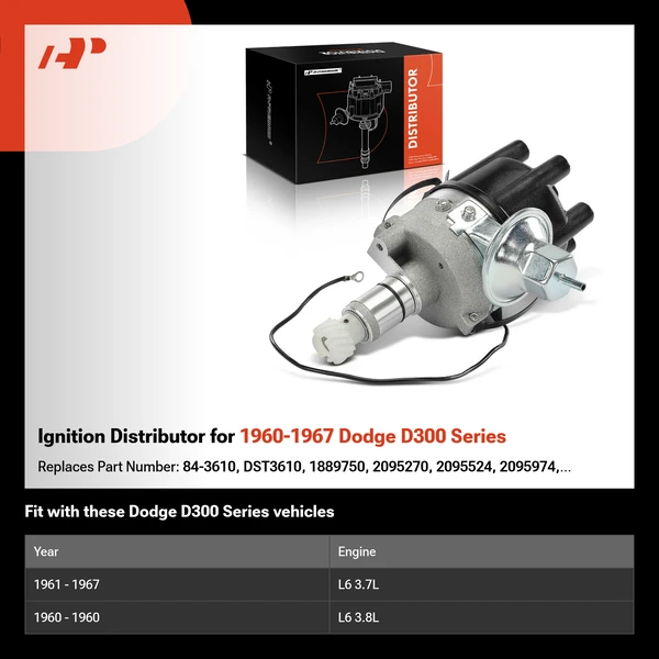 Ignition Distributor for 1960-1967 Dodge D300 Series