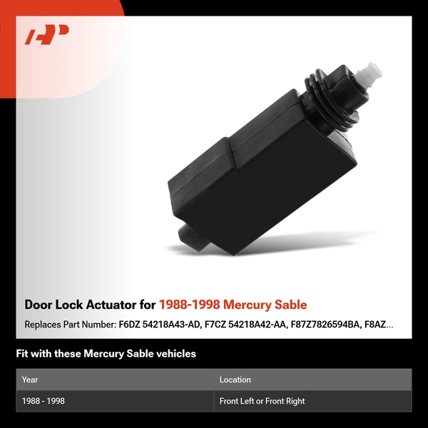 Door Lock Actuator for 1988-1998 Mercury Sable