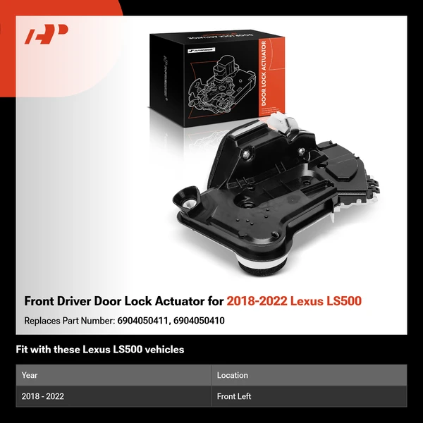 Front Driver Door Lock Actuator for 2018-2022 Lexus LS500