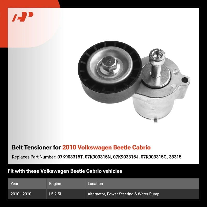 Belt Tensioner for 2010 Volkswagen Beetle Cabrio
