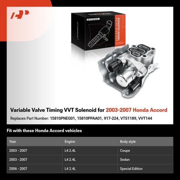 Variable Valve Timing VVT Solenoid for 2003-2007 Honda Accord