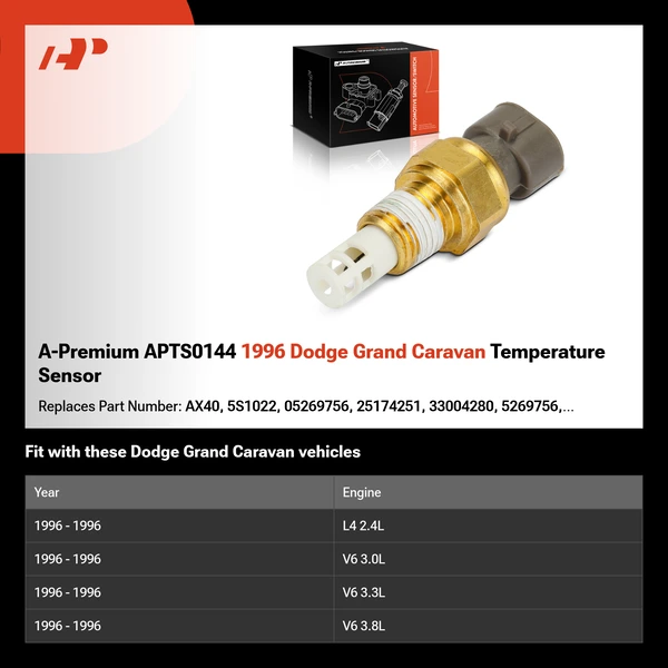 A-Premium APTS0144 1996 Dodge Grand Caravan Temperature Sensor