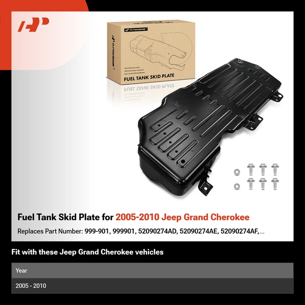 Fuel Tank Skid Plate for 2005-2010 Jeep Grand Cherokee