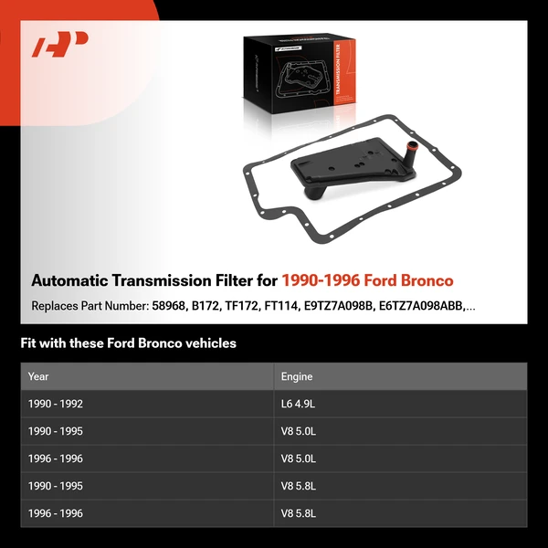Automatic Transmission Filter for 1990-1996 Ford Bronco
