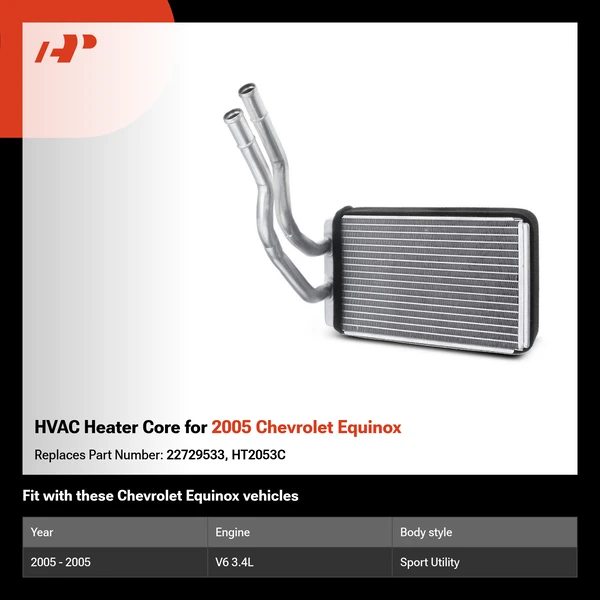 HVAC Heater Core for 2005 Chevrolet Equinox