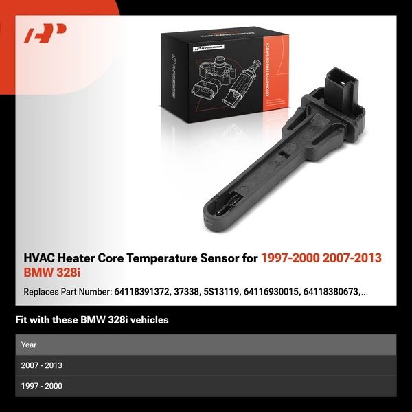 HVAC Heater Core Temperature Sensor for 1997-2000 2007-2013 BMW 328i