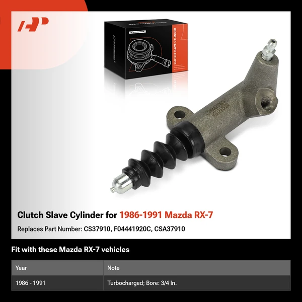 Clutch Slave Cylinder for 1986-1991 Mazda RX-7