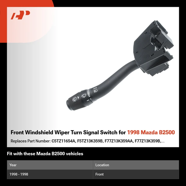 Front Windshield Wiper Turn Signal Switch for 1998 Mazda B2500
