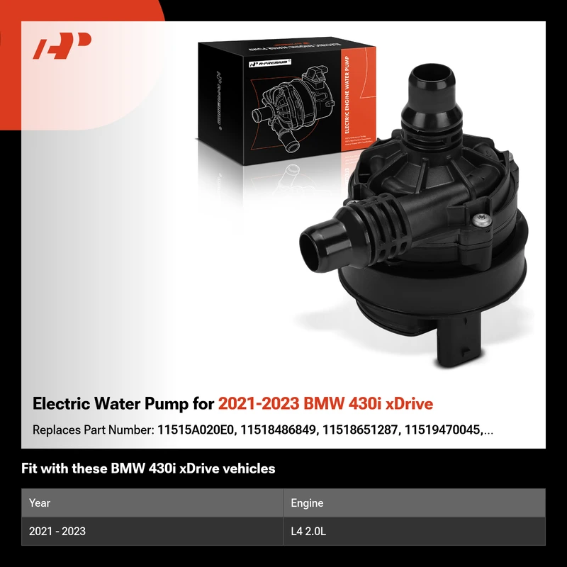 Electric Water Pump for 2021-2023 BMW 430i xDrive