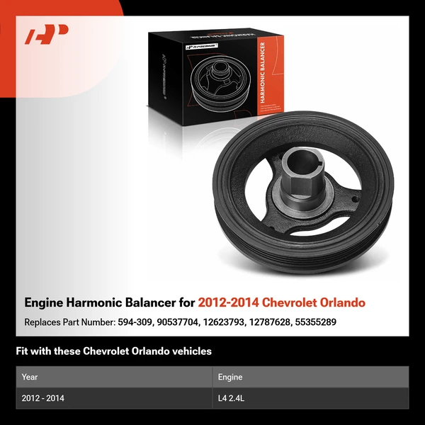 Engine Harmonic Balancer for 2012-2014 Chevrolet Orlando
