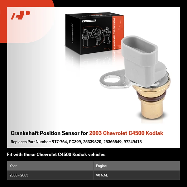Crankshaft Position Sensor for 2003 Chevrolet C4500 Kodiak