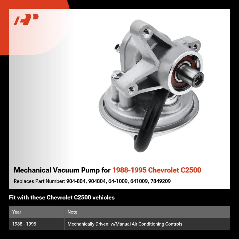 Mechanical Vacuum Pump for 1988-1995 Chevrolet C2500