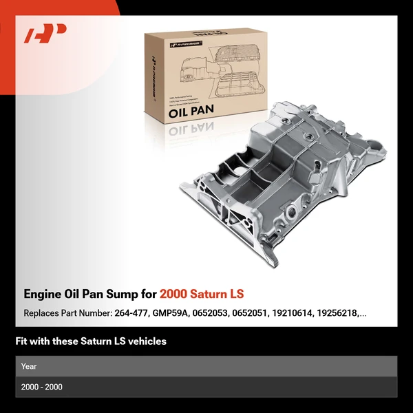 Engine Oil Pan Sump for 2000 Saturn LS