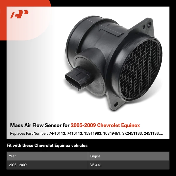 Mass Air Flow Sensor for 2005-2009 Chevrolet Equinox