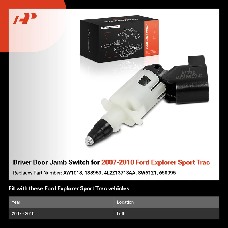 Driver Door Jamb Switch for 2007-2010 Ford Explorer Sport Trac