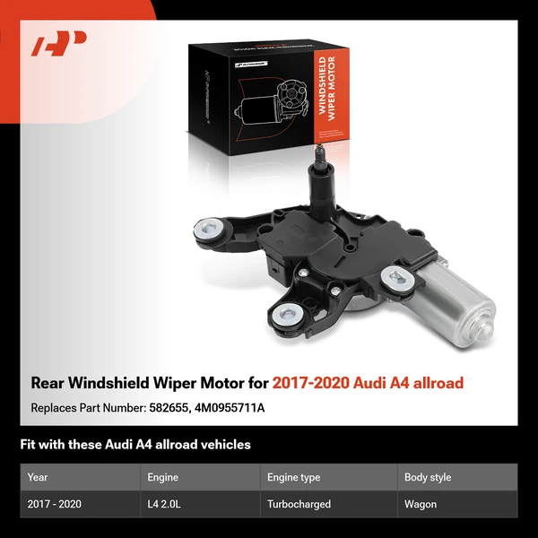 Rear Windshield Wiper Motor for 2017-2020 Audi A4 allroad