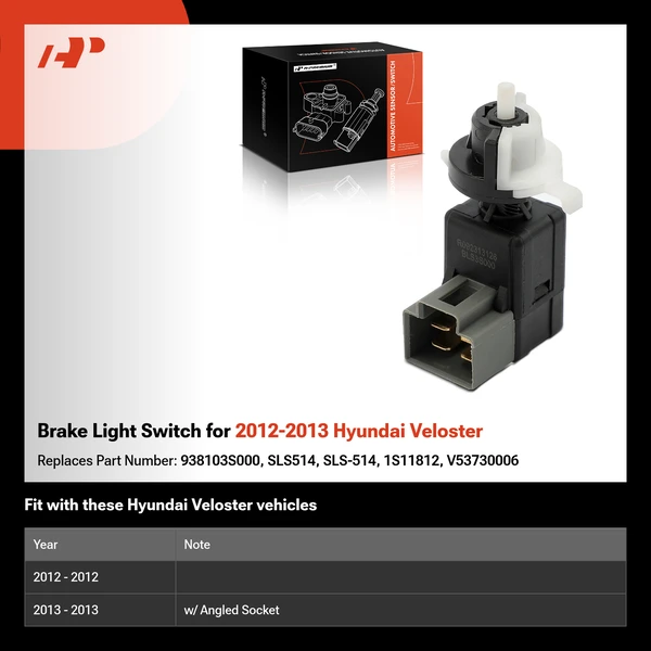 Brake Light Switch for 2012-2013 Hyundai Veloster