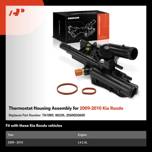 Thermostat Housing Assembly for 2009-2010 Kia Rondo