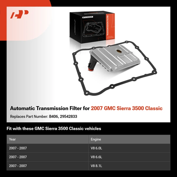 Automatic Transmission Filter for 2007 GMC Sierra 3500 Classic