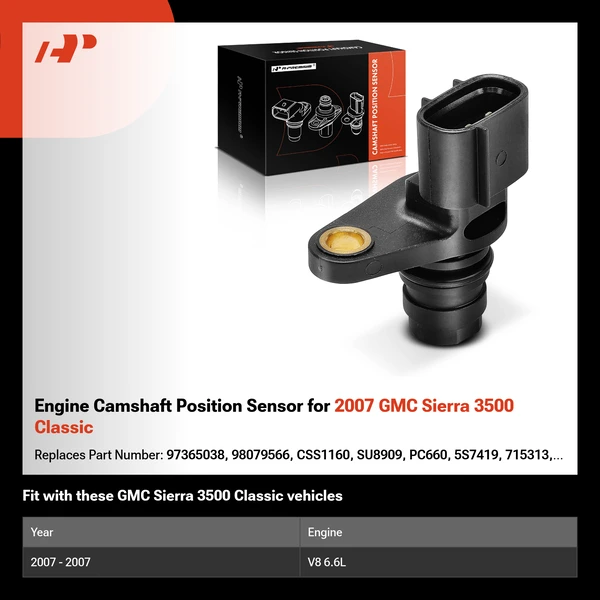 Engine Camshaft Position Sensor for 2007 GMC Sierra 3500 Classic