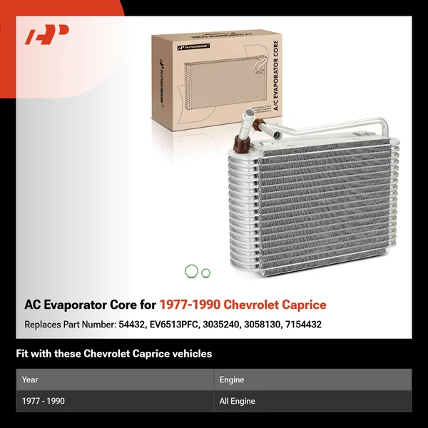 AC Evaporator Core for 1977-1990 Chevrolet Caprice