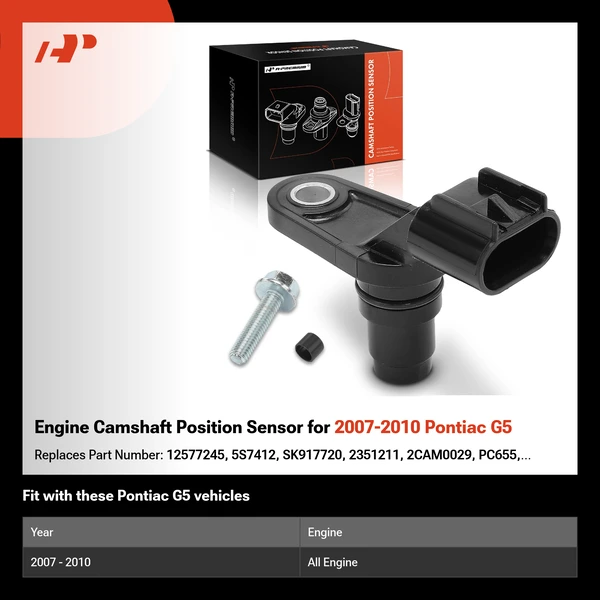 Engine Camshaft Position Sensor for 2007-2010 Pontiac G5