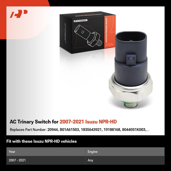 AC Trinary Switch for 2007-2021 Isuzu NPR-HD