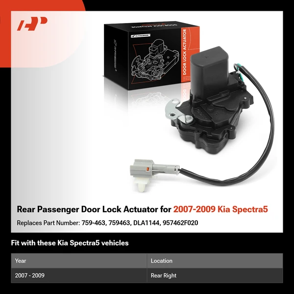 Rear Passenger Door Lock Actuator for 2007-2009 Kia Spectra5