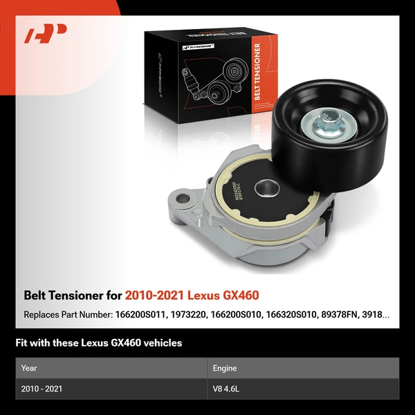 Belt Tensioner for 2010-2021 Lexus GX460