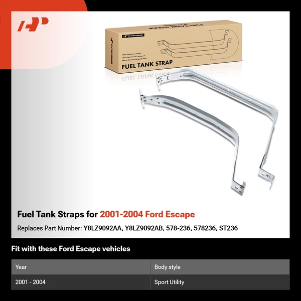 Fuel Tank Straps for 2001-2004 Ford Escape