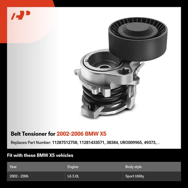 Belt Tensioner for 2002-2006 BMW X5