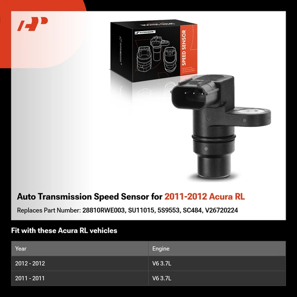 Auto Transmission Speed Sensor for 2011-2012 Acura RL
