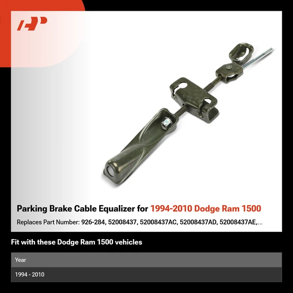 Parking Brake Cable Equalizer for 1994-2010 Dodge Ram 1500