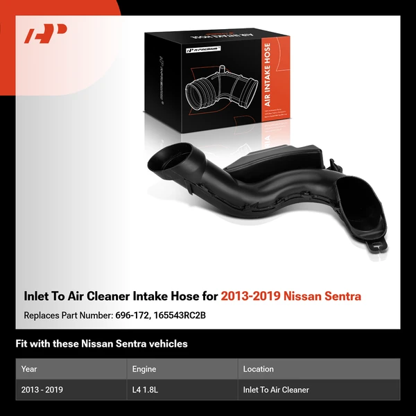 Inlet To Air Cleaner Intake Hose for 2013-2019 Nissan Sentra