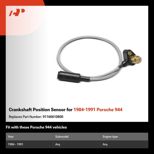 Crankshaft Position Sensor for 1984-1991 Porsche 944